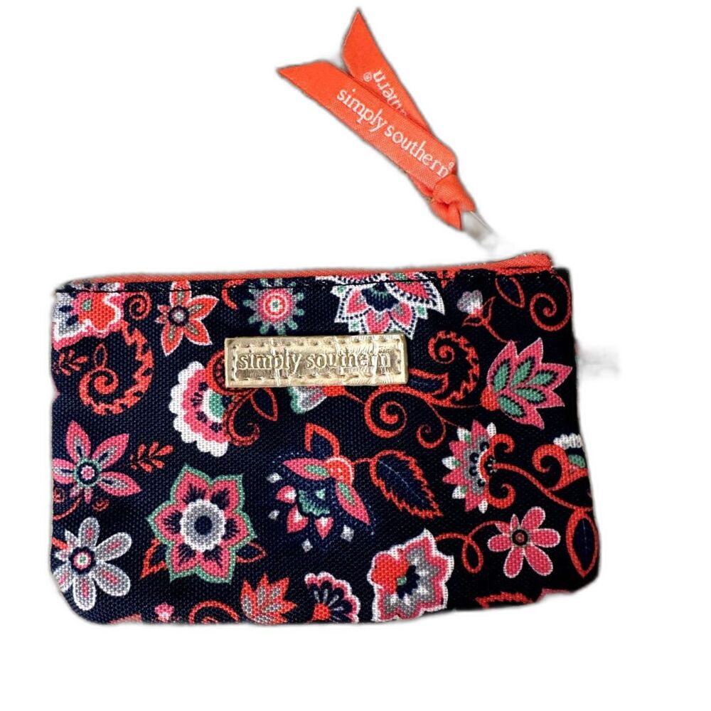 simply southern wallet coin purse wristlet "floral"
